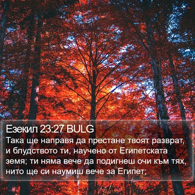 Езекил 23:27 BULG Bible Verse Image