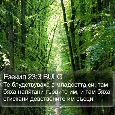 Езекил 23:3 BULG Bible Verse Image