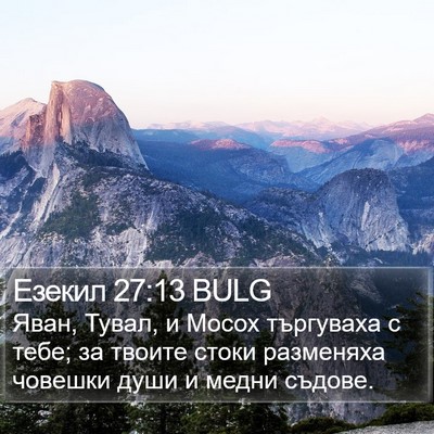 Езекил 27:13 BULG Bible Verse Image