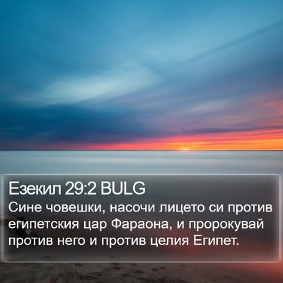 Езекил 29:2 BULG Bible Verse Image