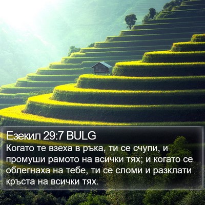 Езекил 29:7 BULG Bible Verse Image