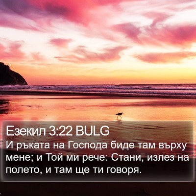 Езекил 3:22 BULG Bible Verse Image