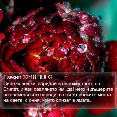 Езекил 32:18 BULG Bible Verse Image