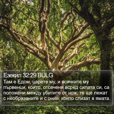 Езекил 32:29 BULG Bible Verse Image
