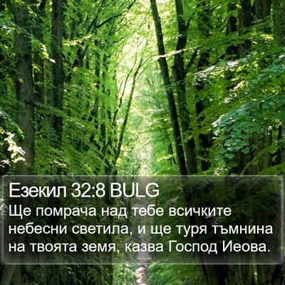 Езекил 32:8 BULG Bible Verse Image