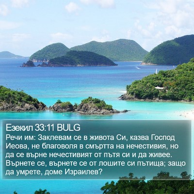 Езекил 33:11 BULG Bible Verse Image