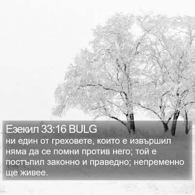 Езекил 33:16 BULG Bible Verse Image