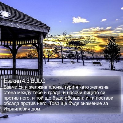 Езекил 4:3 BULG Bible Verse Image