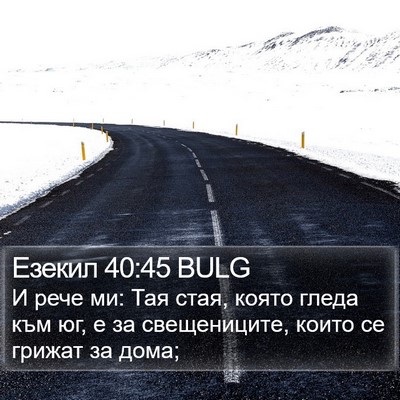 Езекил 40:45 BULG Bible Verse Image