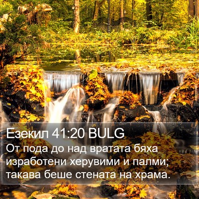Езекил 41:20 BULG Bible Verse Image