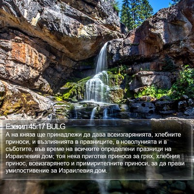 Езекил 45:17 BULG Bible Verse Image