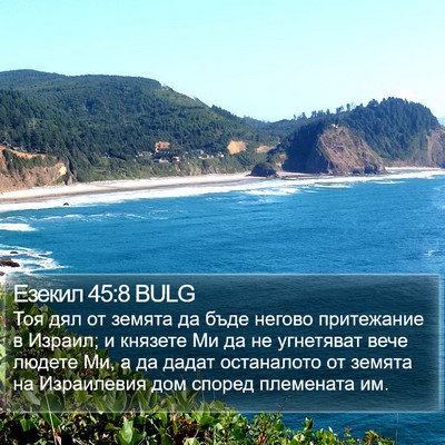 Езекил 45:8 BULG Bible Verse Image