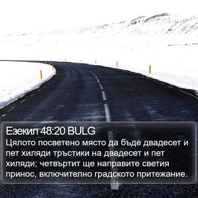 Езекил 48:20 BULG Bible Verse Image