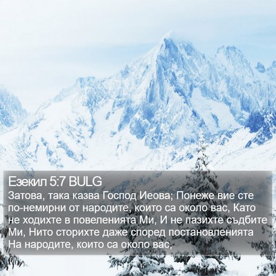Езекил 5:7 BULG Bible Verse Image