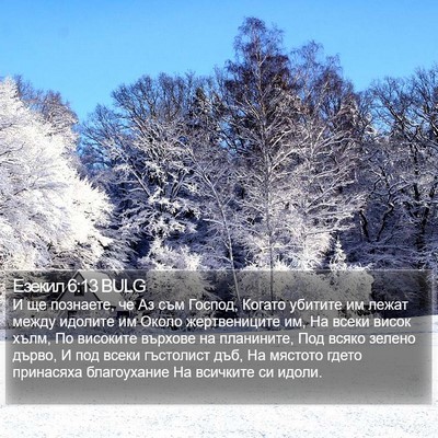 Езекил 6:13 BULG Bible Verse Image