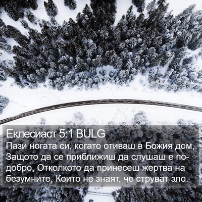 Еклесиаст 5:1 BULG Bible Verse Image