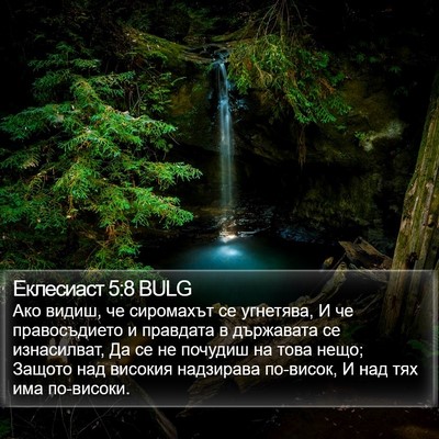 Еклесиаст 5:8 BULG Bible Verse Image