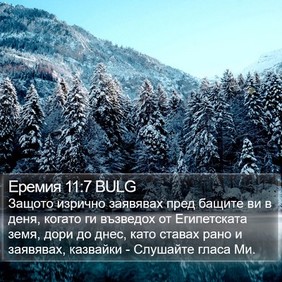 Еремия 11:7 BULG Bible Verse Image