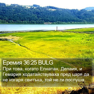 Еремия 36:25 BULG Bible Verse Image