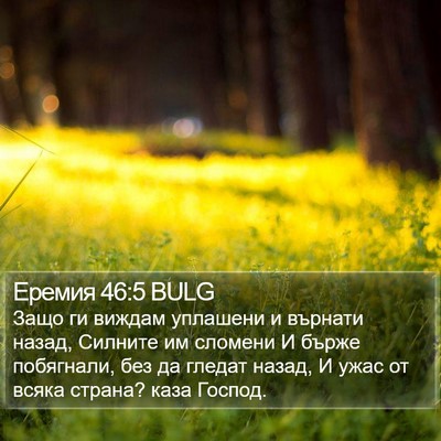 Еремия 46:5 BULG Bible Verse Image