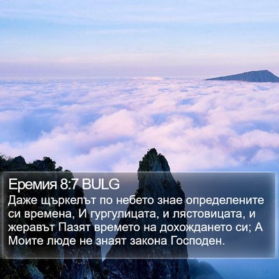 Еремия 8:7 BULG Bible Verse Image