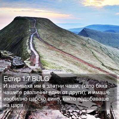 Естир 1:7 BULG Bible Verse Image