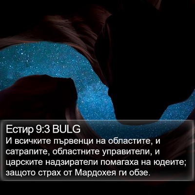 Естир 9:3 BULG Bible Verse Image