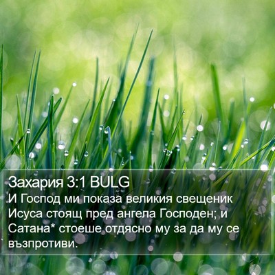 Захария 3:1 BULG Bible Verse Image
