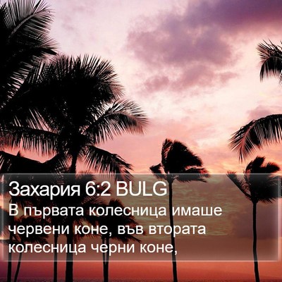 Захария 6:2 BULG Bible Verse Image