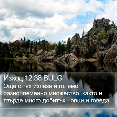 Изход 12:38 BULG Bible Verse Image