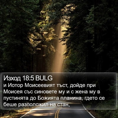 Изход 18:5 BULG Bible Verse Image
