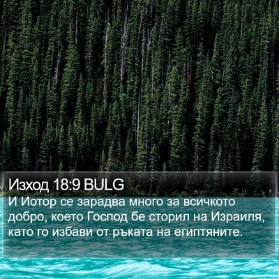 Изход 18:9 BULG Bible Verse Image