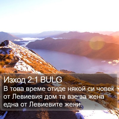 Изход 2:1 BULG Bible Verse Image