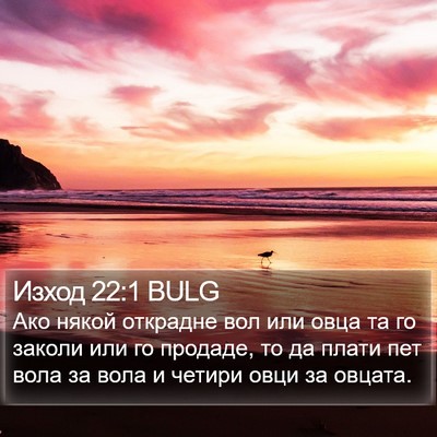 Изход 22:1 BULG Bible Verse Image