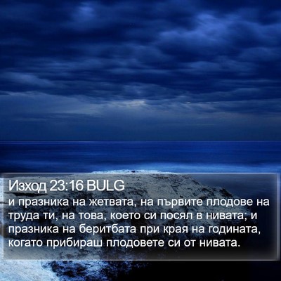 Изход 23:16 BULG Bible Verse Image