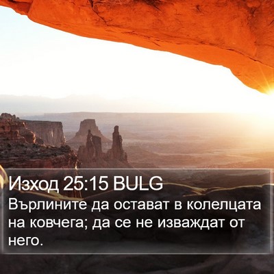 Изход 25:15 BULG Bible Verse Image