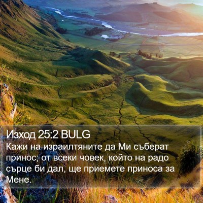 Изход 25:2 BULG Bible Verse Image