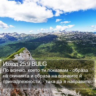 Изход 25:9 BULG Bible Verse Image
