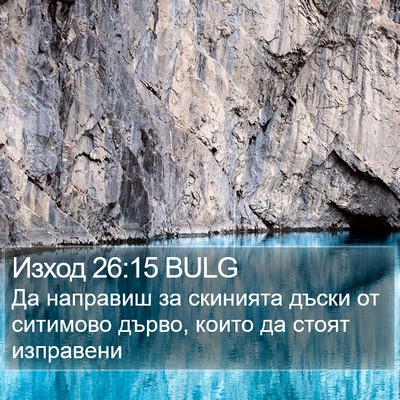 Изход 26:15 BULG Bible Verse Image
