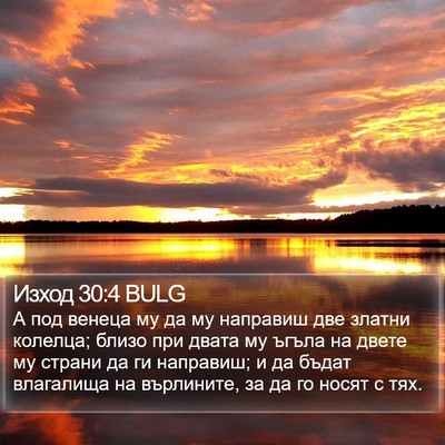 Изход 30:4 BULG Bible Verse Image