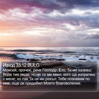 Изход 33:12 BULG Bible Verse Image