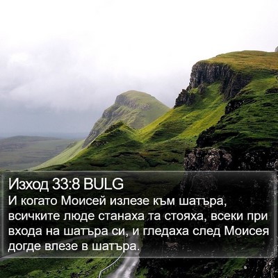Изход 33:8 BULG Bible Verse Image