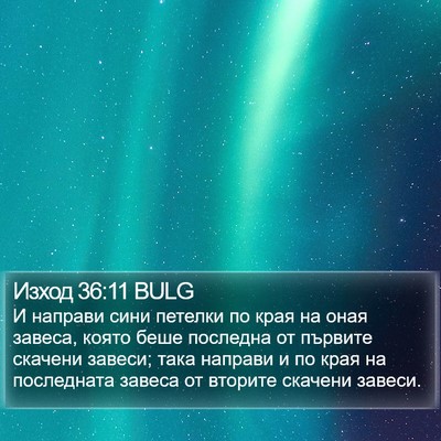Изход 36:11 BULG Bible Verse Image