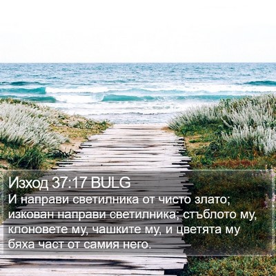 Изход 37:17 BULG Bible Verse Image
