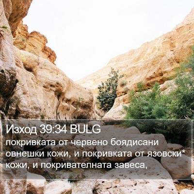Изход 39:34 BULG Bible Verse Image