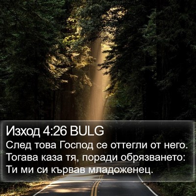 Изход 4:26 BULG Bible Verse Image