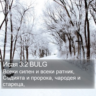 Исая 3:2 BULG Bible Verse Image