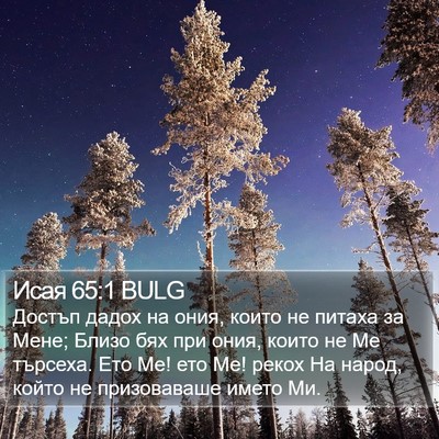 Исая 65:1 BULG Bible Verse Image