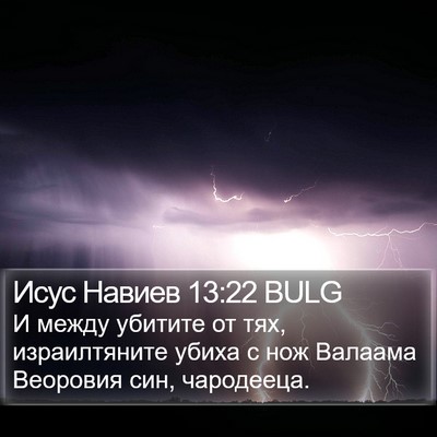 Исус Навиев 13:22 BULG Bible Verse Image