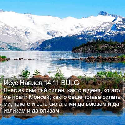 Исус Навиев 14:11 BULG Bible Verse Image
